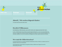 Tablet Screenshot of gluehwuermchen-kita.de